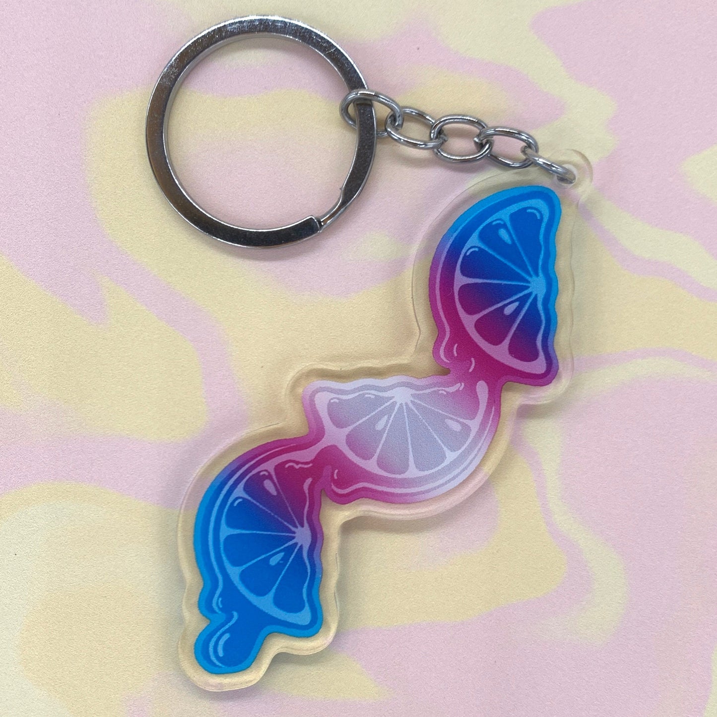 Trans Drip Keychain
