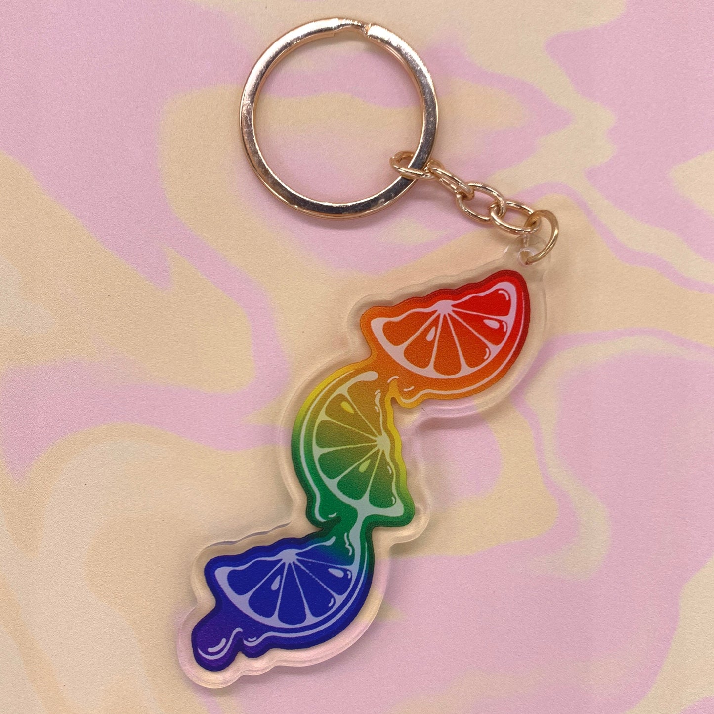 Queer Drip Keychain