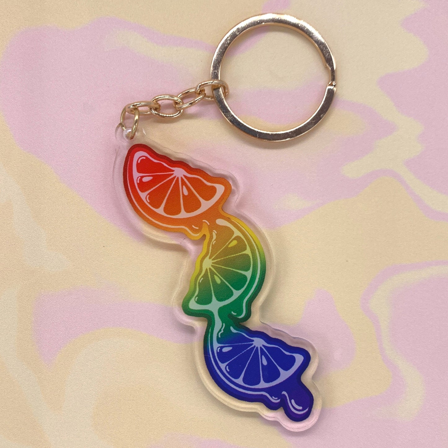 Queer Drip Keychain