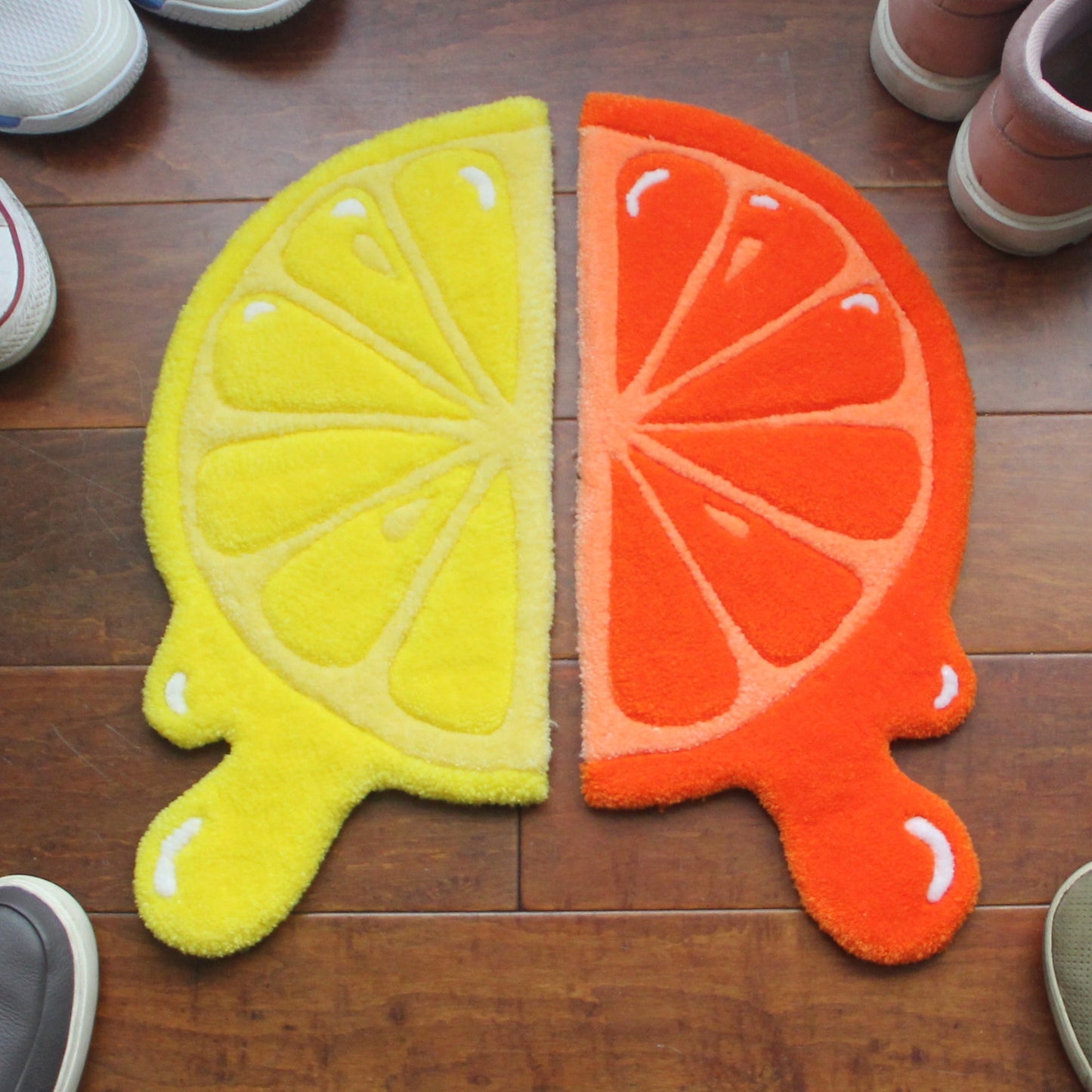Citrus Drip Rug