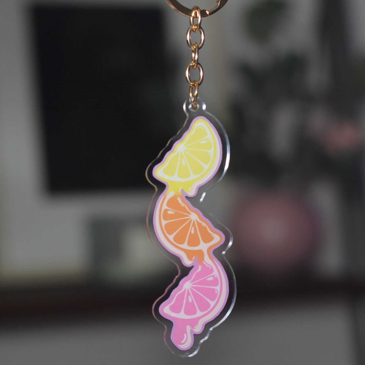 Citrus Drip Keychain